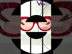 AS104 Quadratische Augenform Acetatrahmen Sonnenbrille für Frauen 100% UV-Schutz