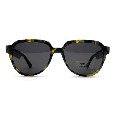 Guter Preis AS081 CR 39 Objektivmaterial Acetatrahmen Sonnenbrille für Piloten und Augenform Online