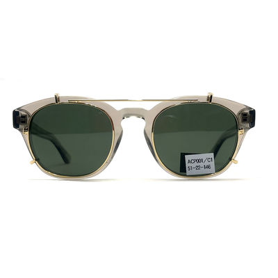 ACP001 Stylische Sonnenbrille aus Acetatrahmen 146 mm Tempel 100% UV-Schutz