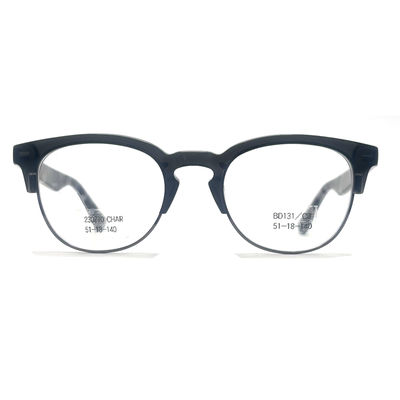 Guter Preis BD131 Retro-Runde Acetat-Metallbrille Online