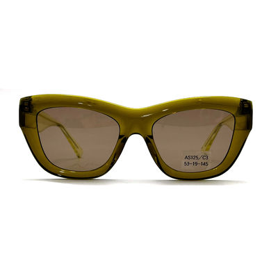 Guter Preis Premium-Sonnenbrille aus Acetat-Blatt-Modell AS125, Polarisierte Vollränder-Sonnenbrille Fabrik online