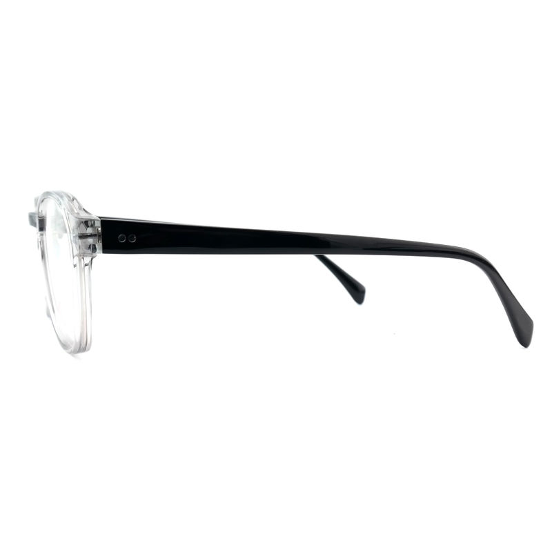 FP2616 Trendy Acetate Optical Frame Unisex Vollumfang Runde Farbe nach Maß