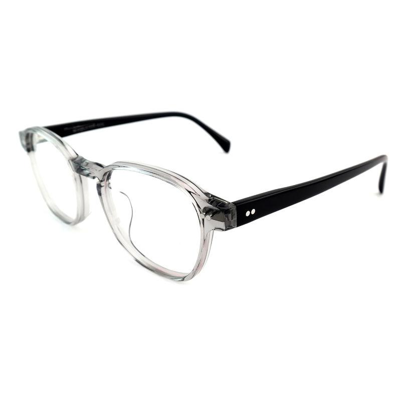 FP2616 Trendy Acetate Optical Frame Unisex Vollumfang Runde Farbe nach Maß