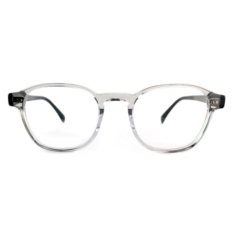 FP2616 Trendy Acetate Optical Frame Unisex Vollumfang Runde Farbe nach Maß