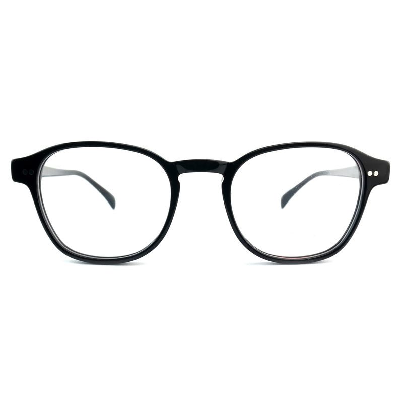 FP2616 Trendy Acetate Optical Frame Unisex Vollumfang Runde Farbe nach Maß