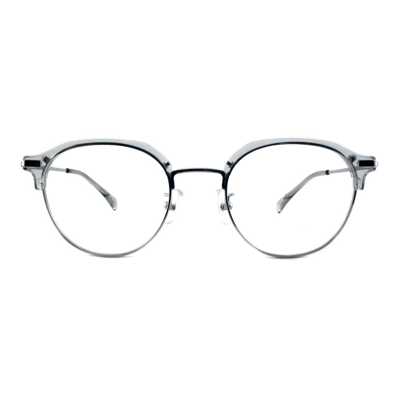 FP2713 Runde Acetat-Metallbrille Unisex Leichtgewichtsbrille