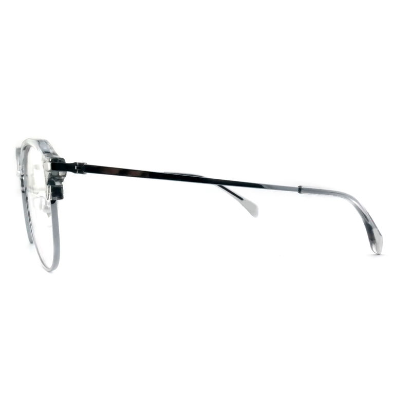 FP2713 Runde Acetat-Metallbrille Unisex Leichtgewichtsbrille