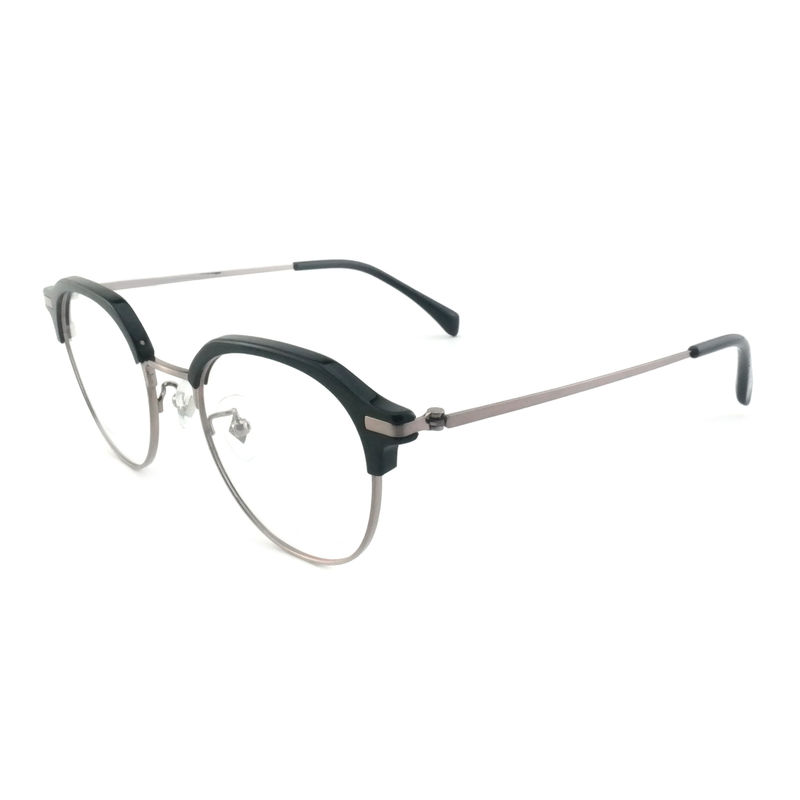 FP2713 Runde Acetat-Metallbrille Unisex Leichtgewichtsbrille