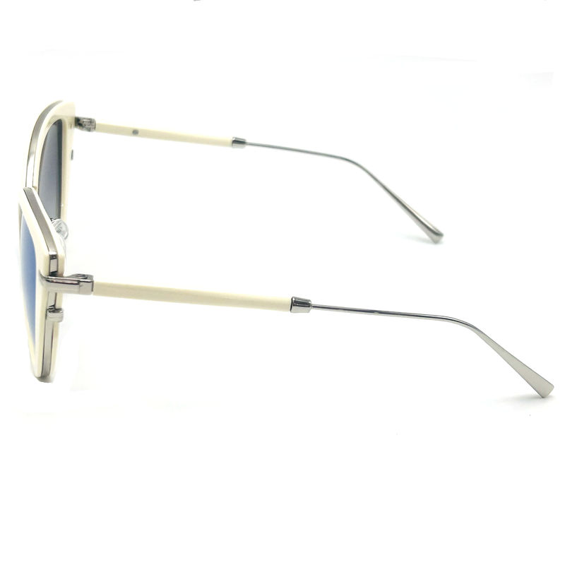 Premium Acetatmetall Sonnenbrille Mode Sonnenbrille Schmetterlings-Augenform-Modell BS022,OEM & ODM FE