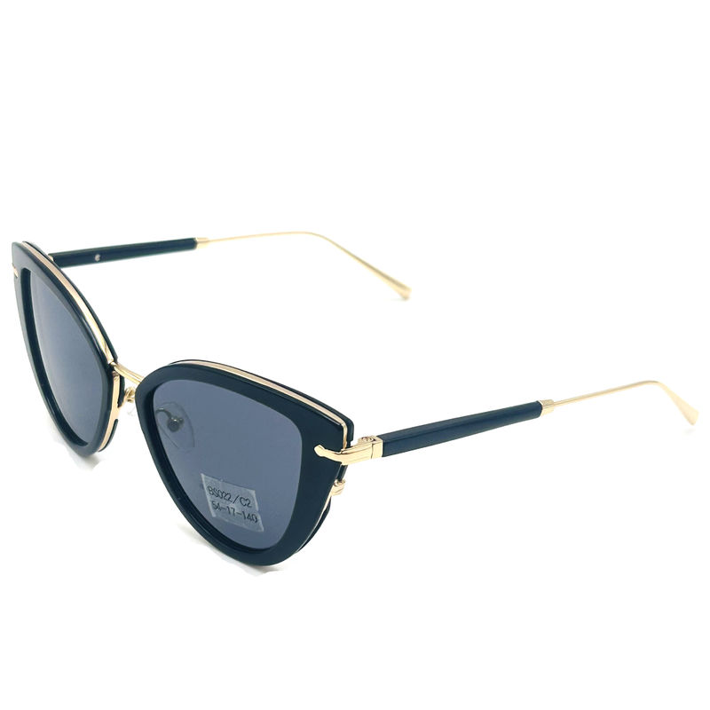 Premium Acetatmetall Sonnenbrille Mode Sonnenbrille Schmetterlings-Augenform-Modell BS022,OEM & ODM FE