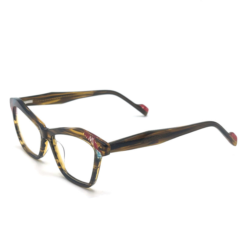 AD185 Stilvolle Acetat-Optikrahmen für den Alltag Komfort Optische Brille Brille
