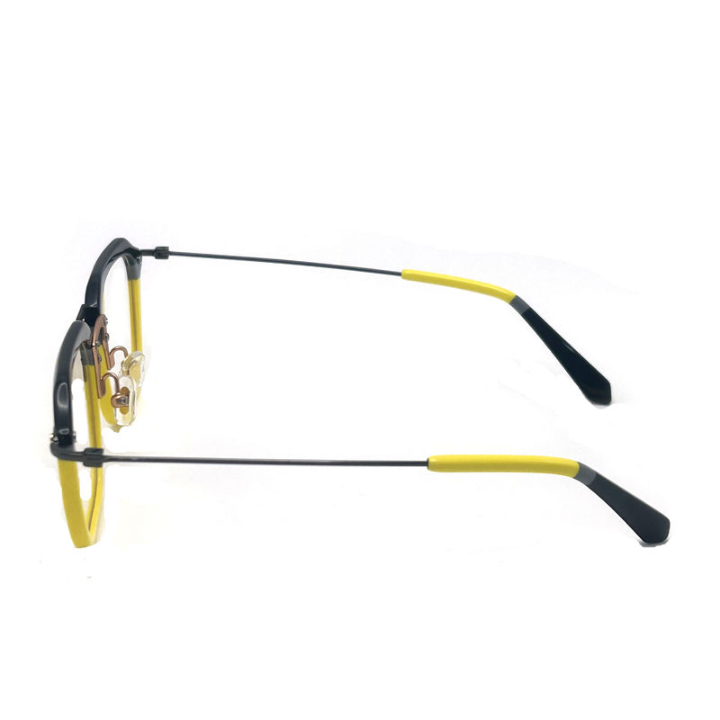 BD124 angepasster Rahmen Farbe Acetat Metallrahmen mit 142 mm Tempelanlänge