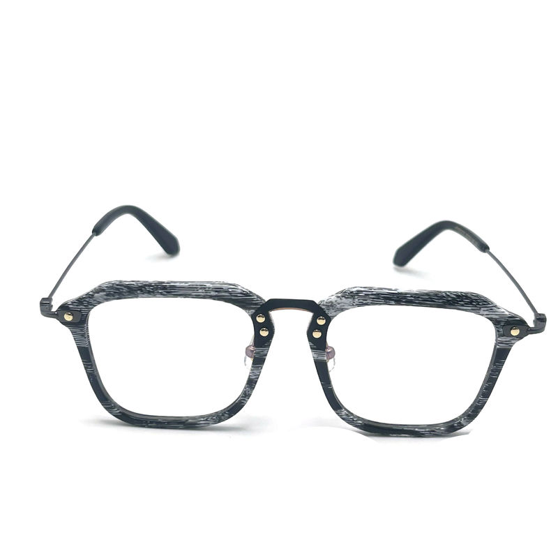 BD124 angepasster Rahmen Farbe Acetat Metallrahmen mit 142 mm Tempelanlänge