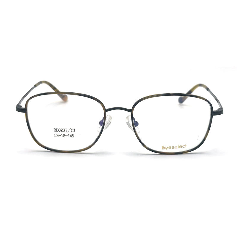 BD020T Vintage-Stil Quadrat Acetat-Metallrahmen für einen anspruchsvollen Look