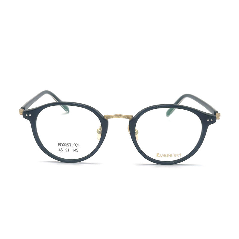 BD005T Vintage/Fashion Acetat-Metallrahmen Stilvoll und trendig