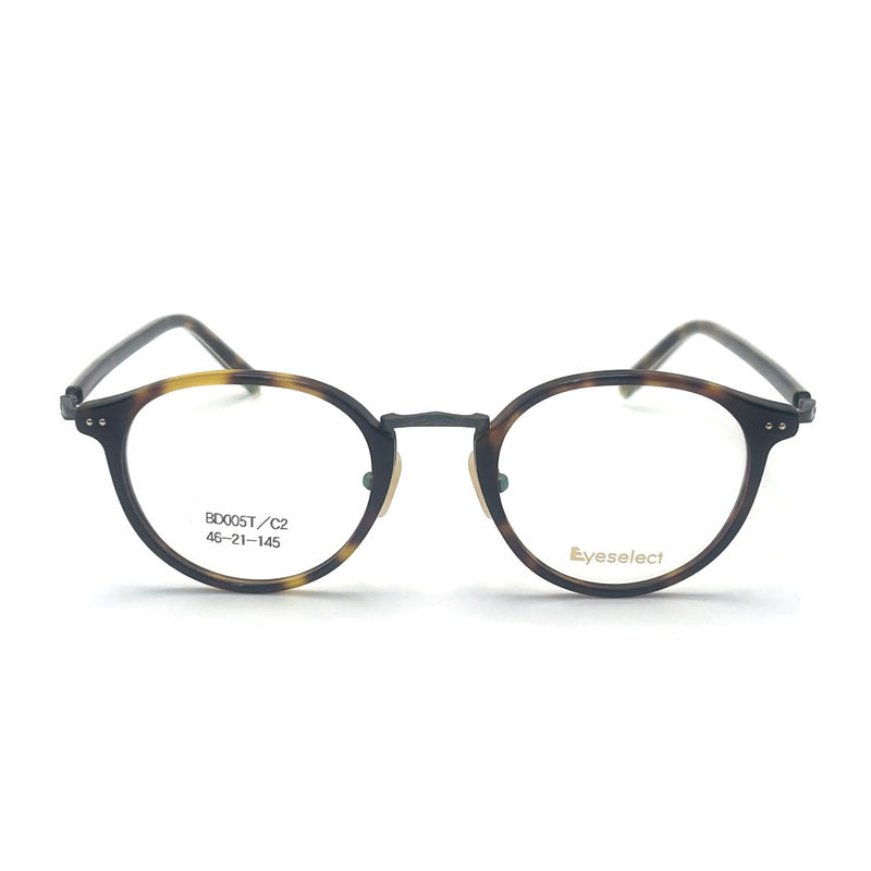 BD005T Vintage/Fashion Acetat-Metallrahmen Stilvoll und trendig