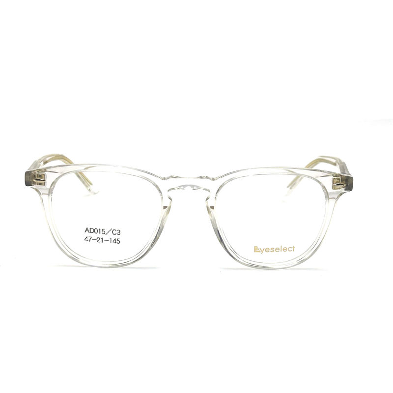 AD015 Runder Acetat-Optikrahmen mit individuellen Eigenschaften für Mode-Forward Looks