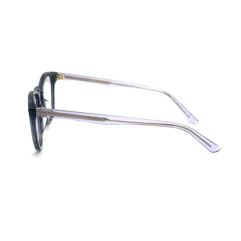 AD015 Runder Acetat-Optikrahmen mit individuellen Eigenschaften für Mode-Forward Looks