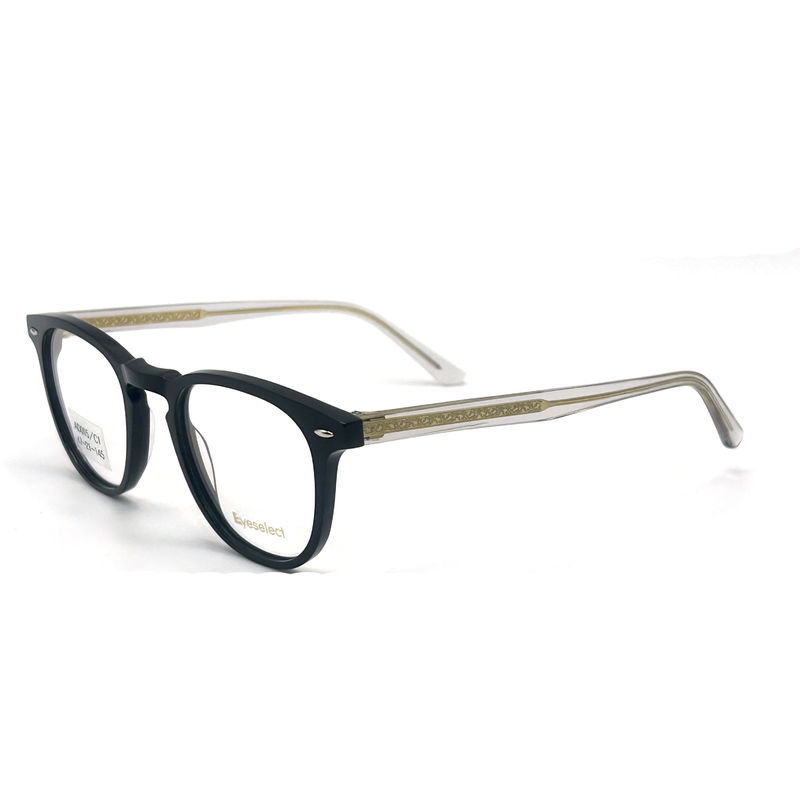 AD015 Runder Acetat-Optikrahmen mit individuellen Eigenschaften für Mode-Forward Looks
