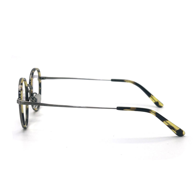 BD104 Vintage-Full-Frame Acetat-Metallrahmen - Stil Fashion Frame