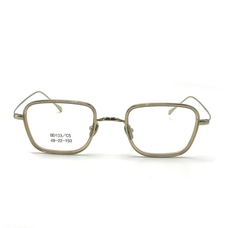 BD103 Maßgeschneiderter Rahmen Farbe Quadrat Acetat Metallrahmen - Premium Qualität