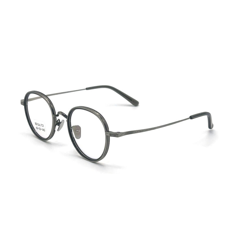 BD104 Vintage-Full-Frame Acetat-Metallrahmen - Stil Fashion Frame