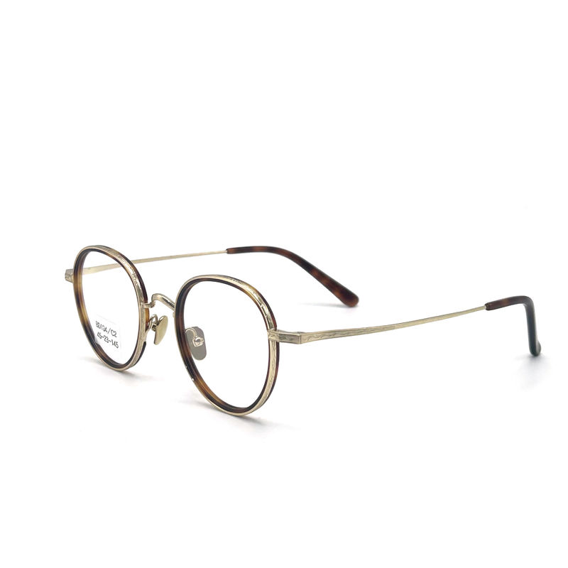 BD104 Vintage-Full-Frame Acetat-Metallrahmen - Stil Fashion Frame