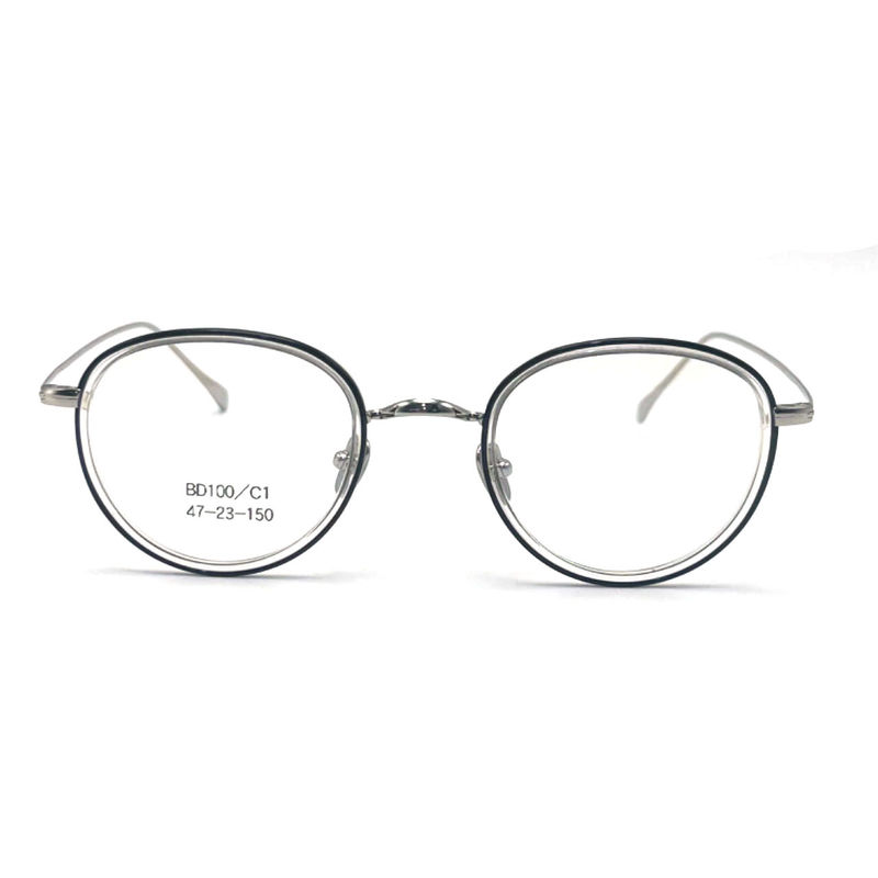 BD100 Modische Acetat-Metallrahmen mit anpassbaren Farben für Geschäftskäufer
