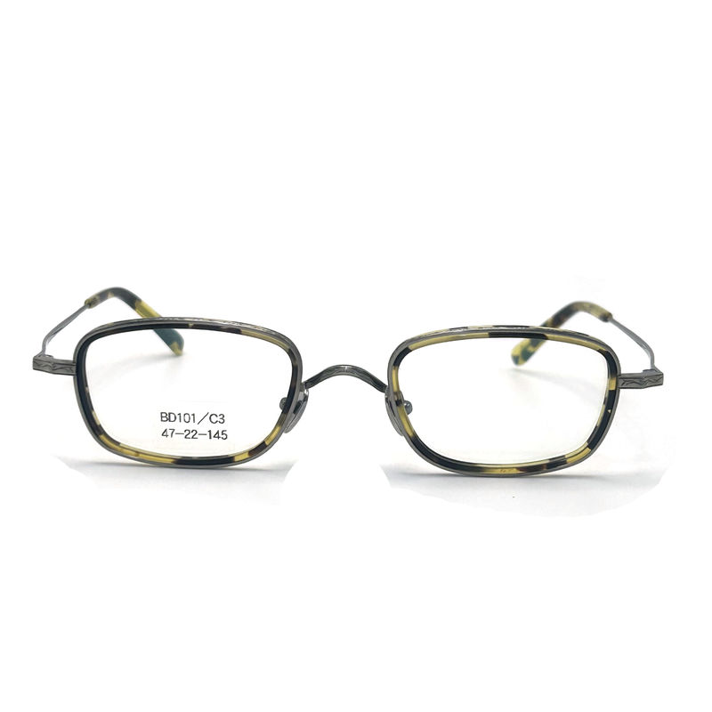 BD101 Anpassbarer Rahmen Farbe Acetat-Metallrahmen - Rechteckform