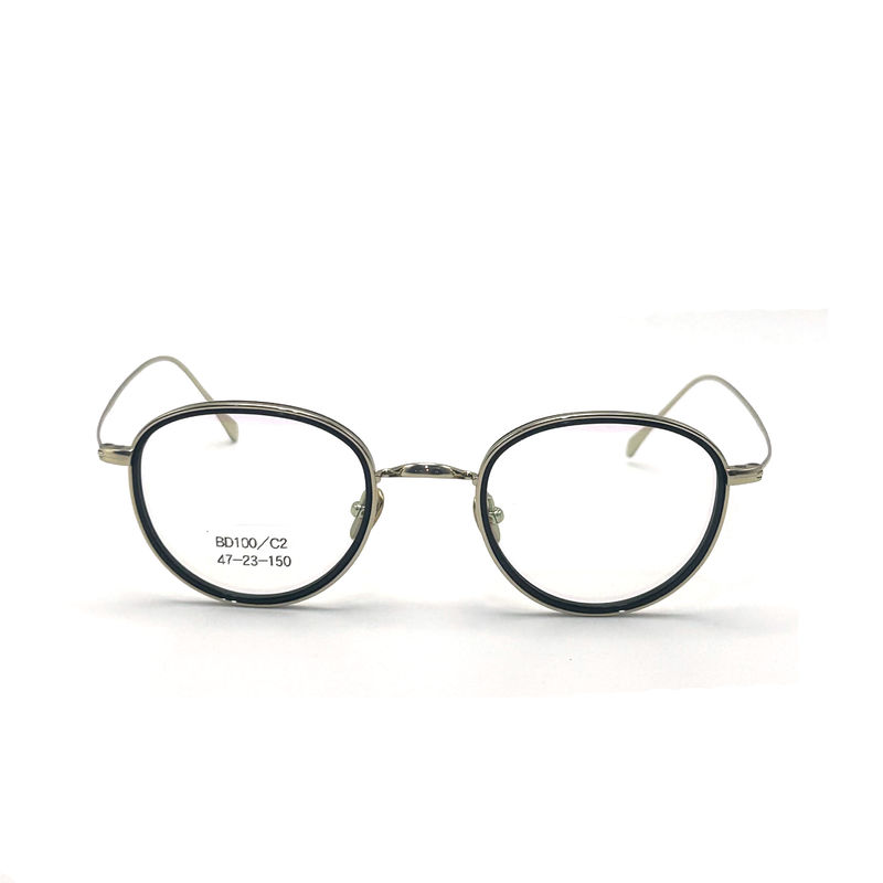 BD100 Modische Acetat-Metallrahmen mit anpassbaren Farben für Geschäftskäufer