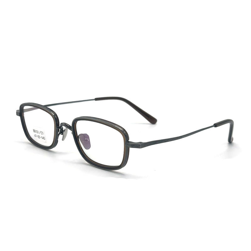 BD101 Anpassbarer Rahmen Farbe Acetat-Metallrahmen - Rechteckform