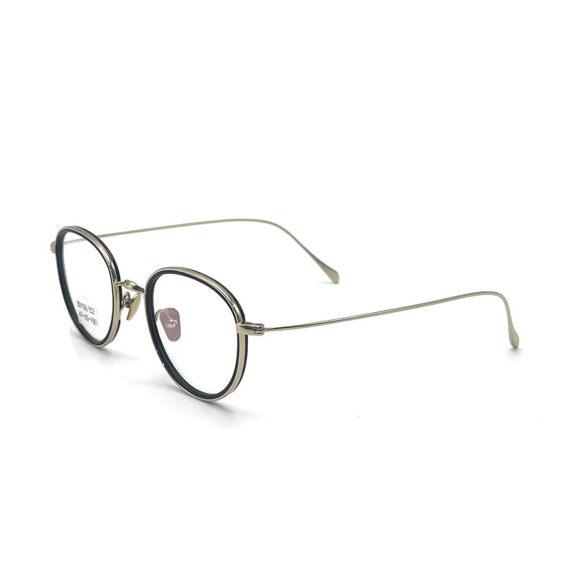 BD100 Modische Acetat-Metallrahmen mit anpassbaren Farben für Geschäftskäufer