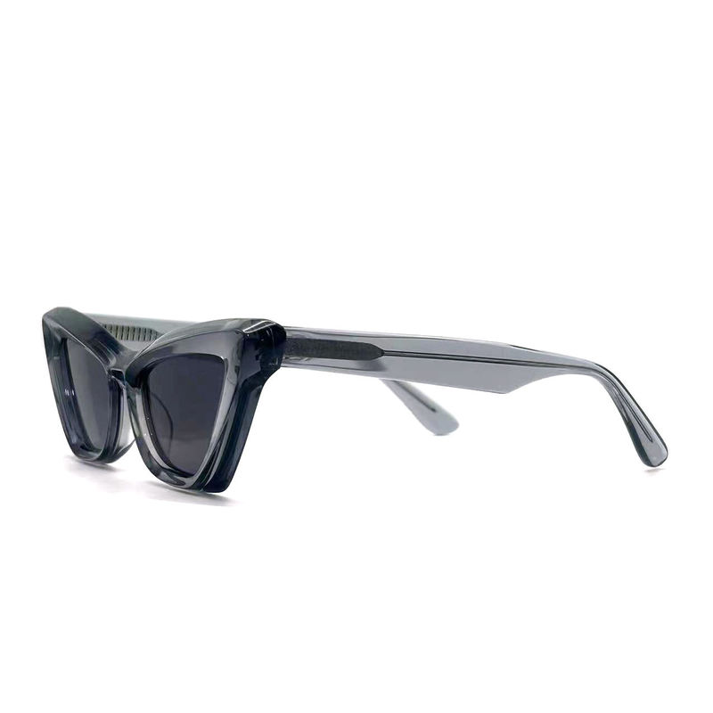 Acetatblatt Schmetterlings-Augenform Acetatrahmen Sonnenbrille-Modell AS076,Maßgeschneiderte / OEM-Sonnenbrillenfabrik