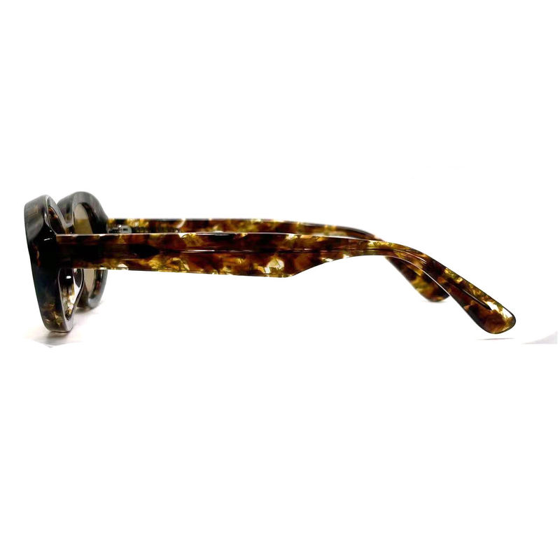 Sonnenbrille mit Acetatrahmen Modische ovale Augenform und klassische Brille Stil-Modell AS075,Sonnenbrille Hersteller OEM/ODM