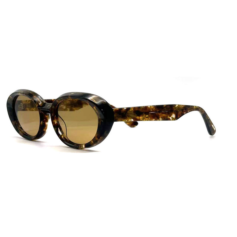 Sonnenbrille mit Acetatrahmen Modische ovale Augenform und klassische Brille Stil-Modell AS075,Sonnenbrille Hersteller OEM/ODM
