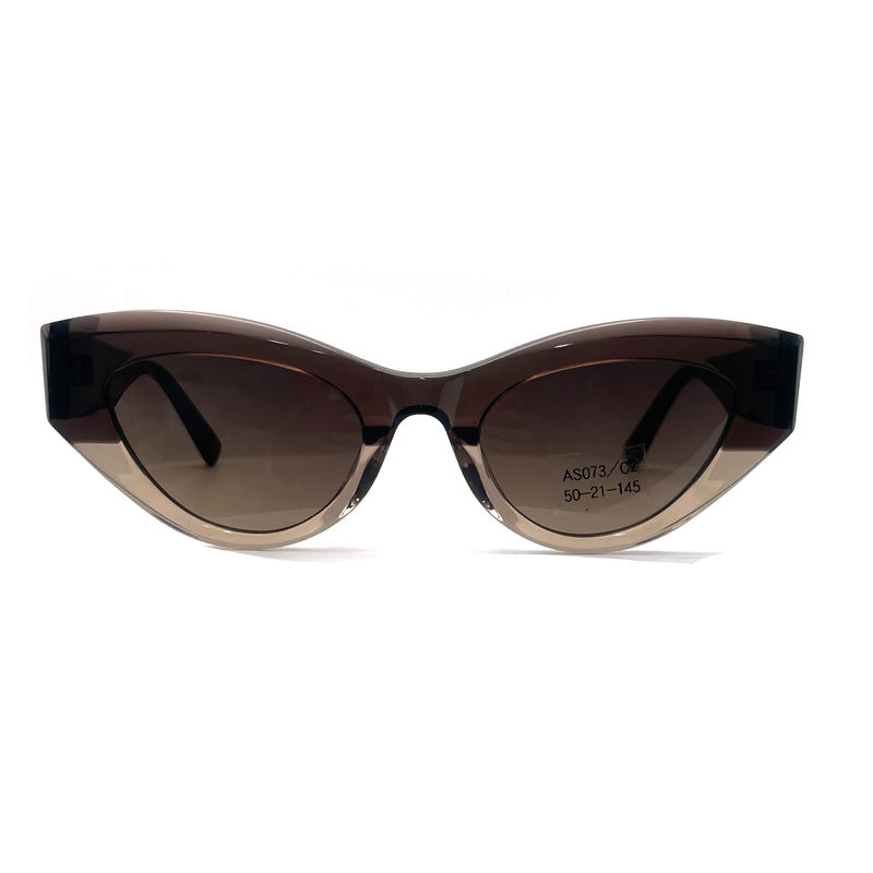AS073 Sonnenbrille aus Acetatrahmen für Frauen mit CR 39 Objektivmaterial und elegantem Stil