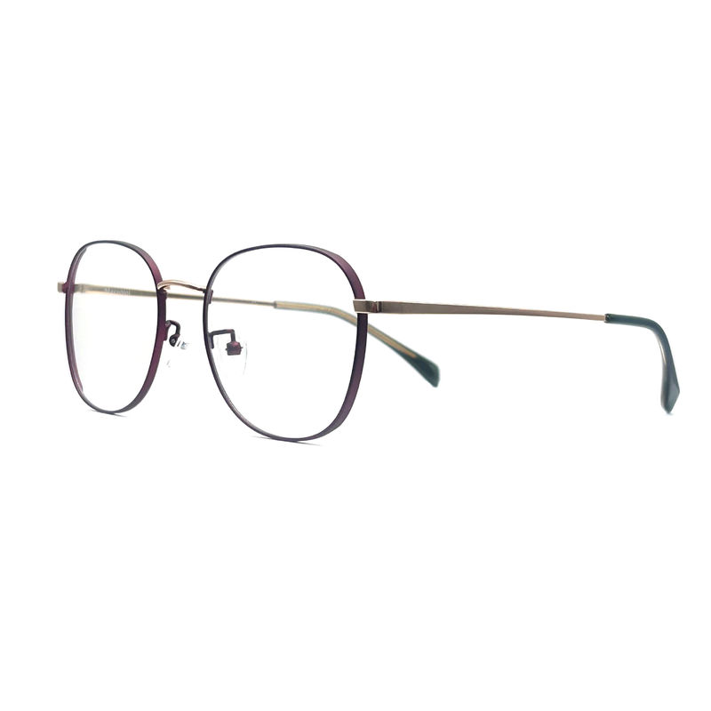 MD091T Quadratische Augenform Titanrahmen 50-18-137