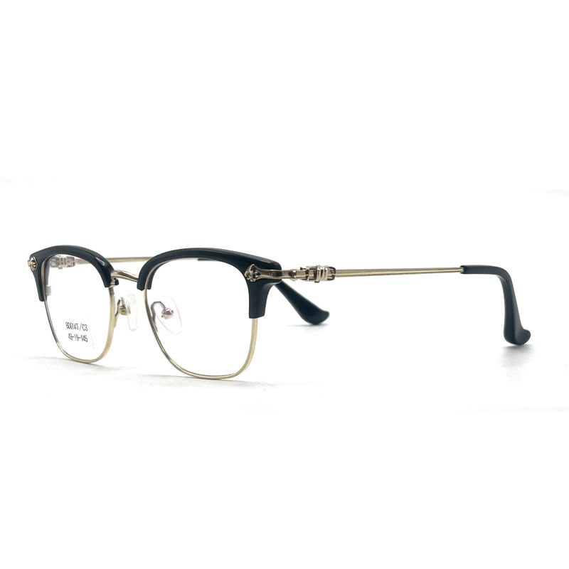 BD014T Runde optische Lesebrille Vintage-Stil Anti-Blaulicht für Frau