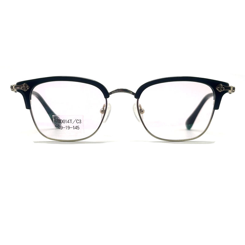 BD014T Runde optische Lesebrille Vintage-Stil Anti-Blaulicht für Frau