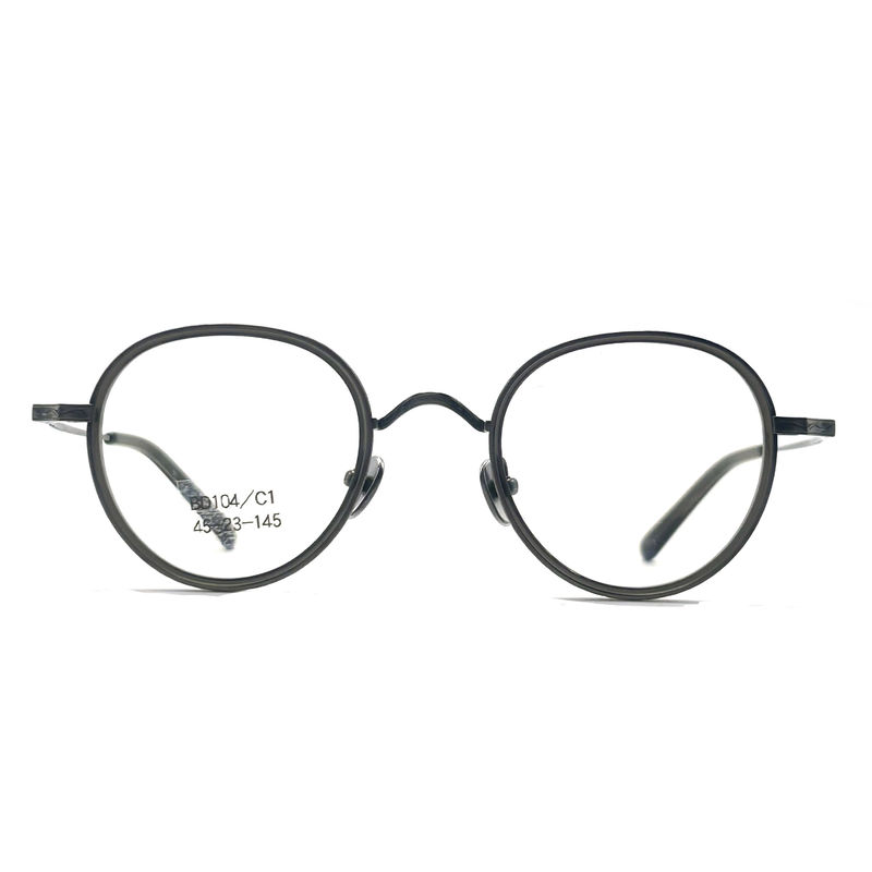 BD104 Vintage-Full-Frame Acetat-Metallrahmen - Stil Fashion Frame