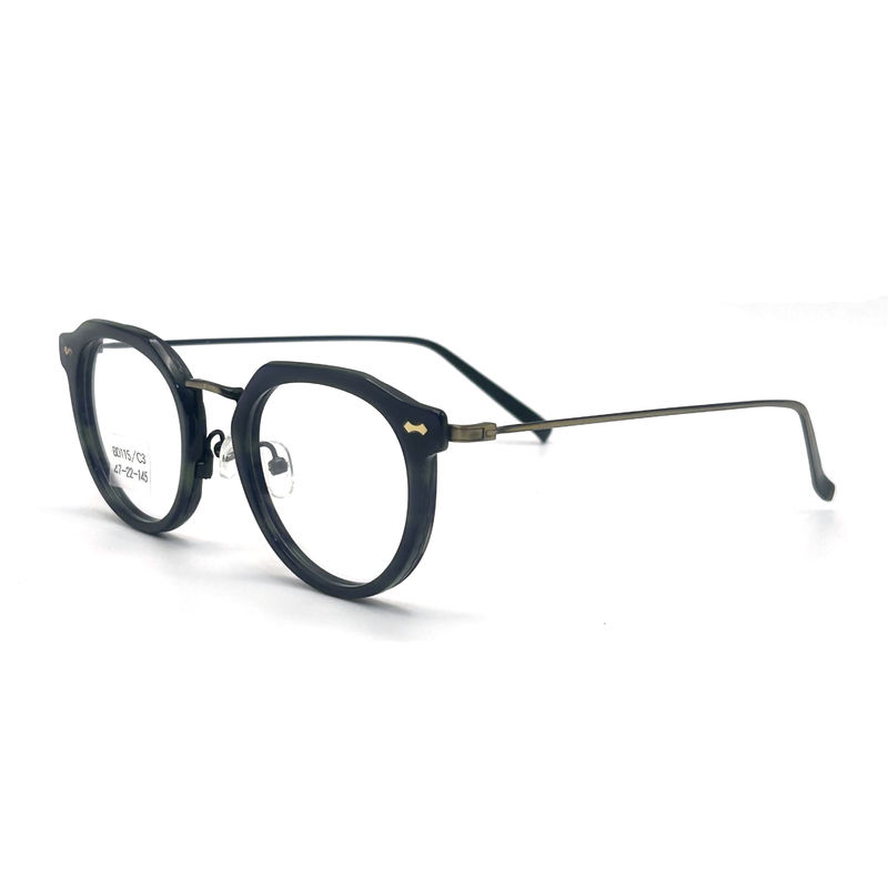 BD115 Custom Farbe Quadrat Acetat Metallrahmen - Quadrat Design lebendige Farben
