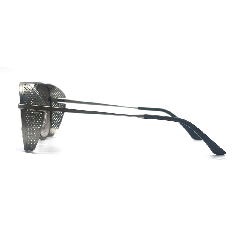 MS083 Metallische optische Rahmen für Männer mit einer Tempelanlänge von 145 mm aus Edelstahl