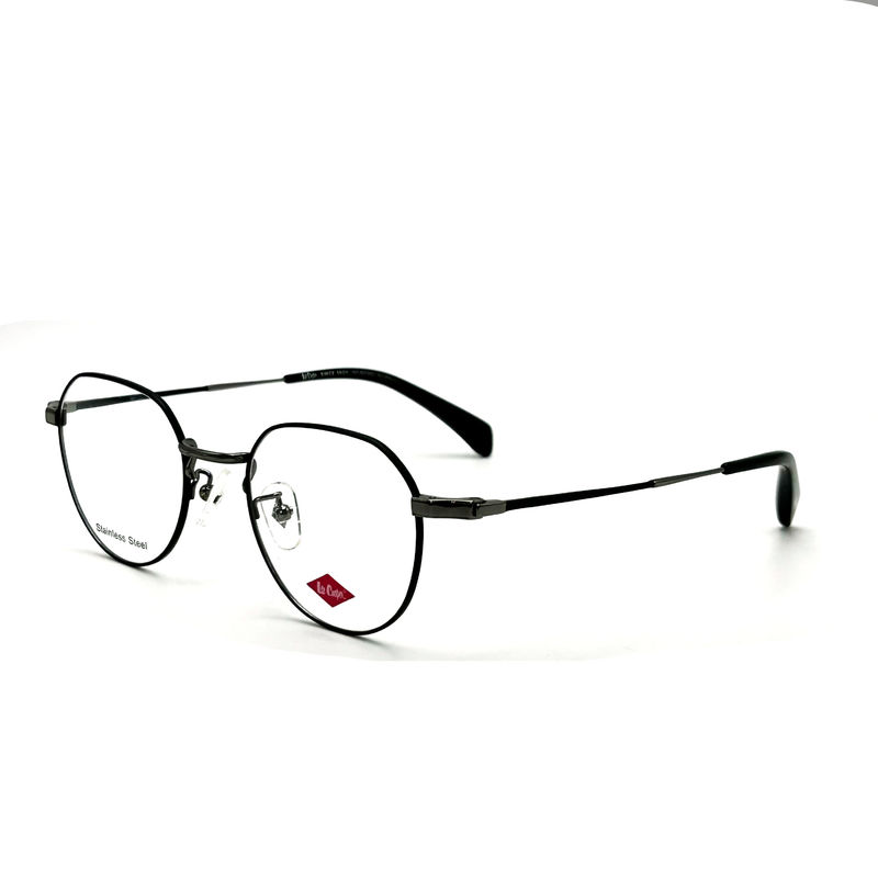 FM3222 Quadrat Unisex aus Edelstahl optischer Metallrahmen Größe 46-21-142