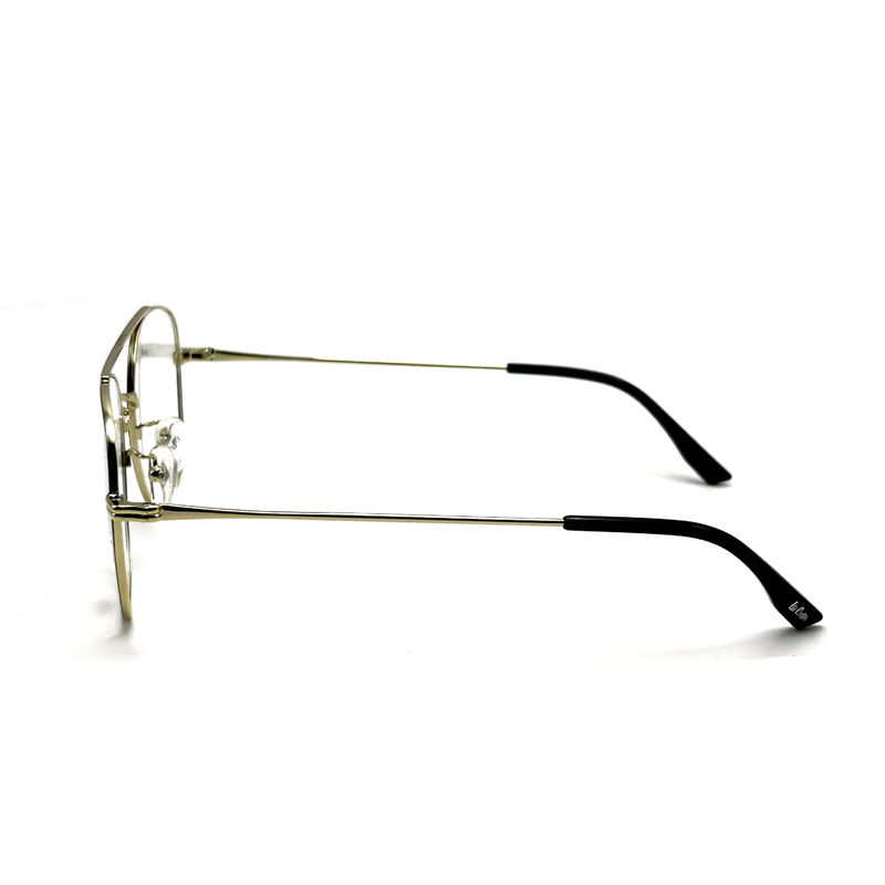 FM7112 Quadrat Unisex optischer Metallrahmen aus Edelstahl Größe 53-20-145
