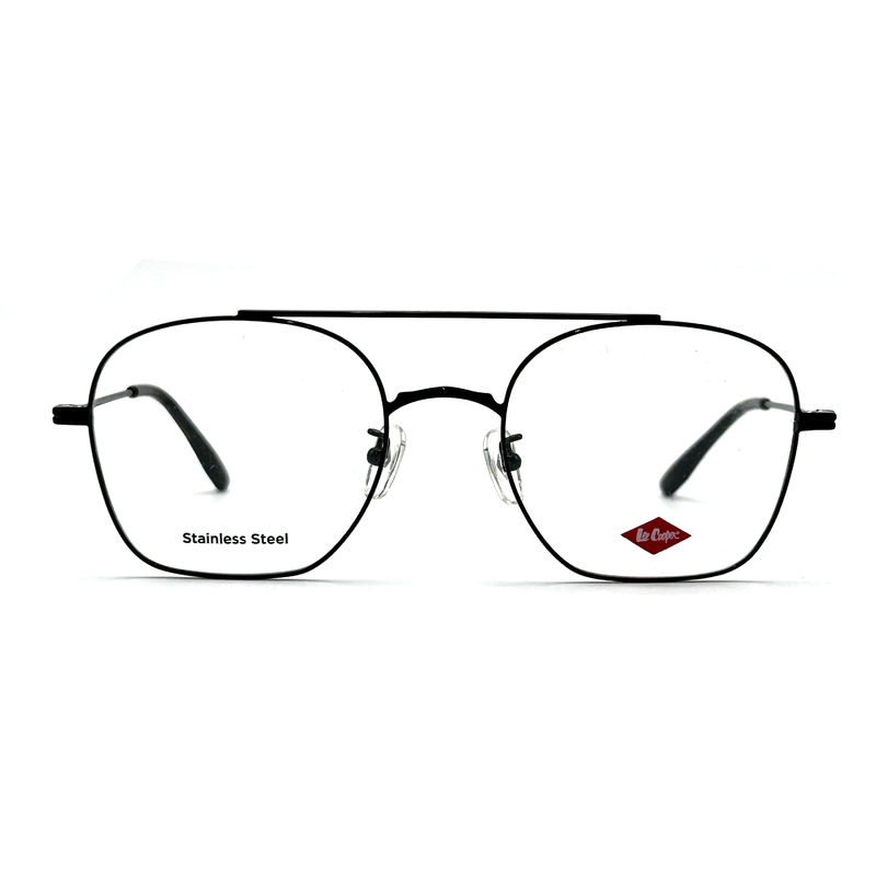 FM7112 Quadrat Unisex optischer Metallrahmen aus Edelstahl Größe 53-20-145