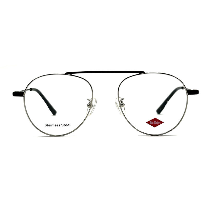 FM7115 Optische Metallrahmen aus Edelstahl für Frauen mit rundem Rahmen 50-19-142