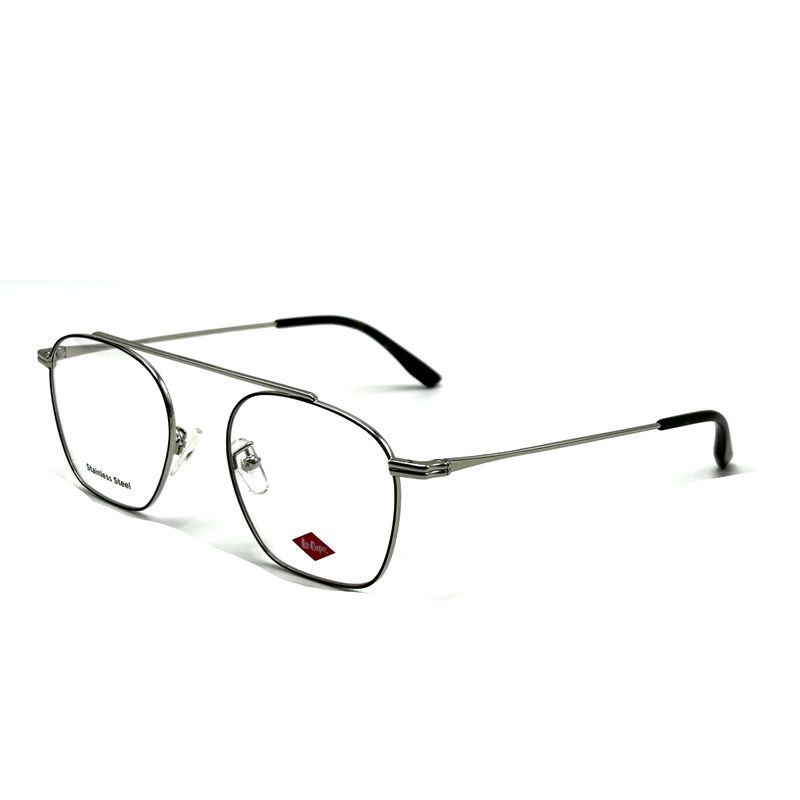 FM7115 Optische Metallrahmen aus Edelstahl für Frauen mit rundem Rahmen 50-19-142