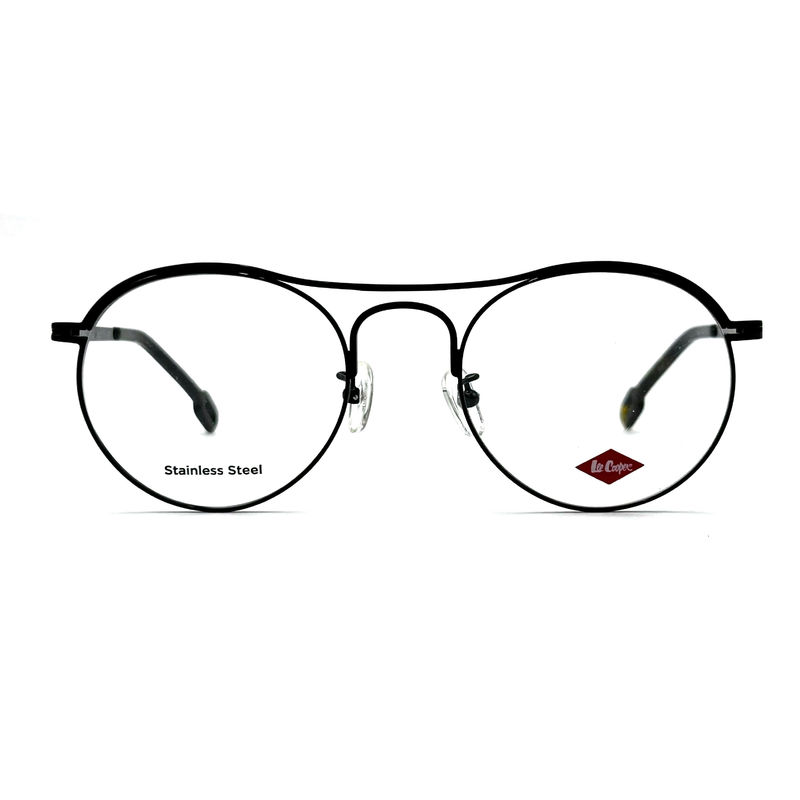 FM7124 Runde Oberleiste aus Edelstahl Frauenoptikrahmen für einen zeitlosen Chic Look