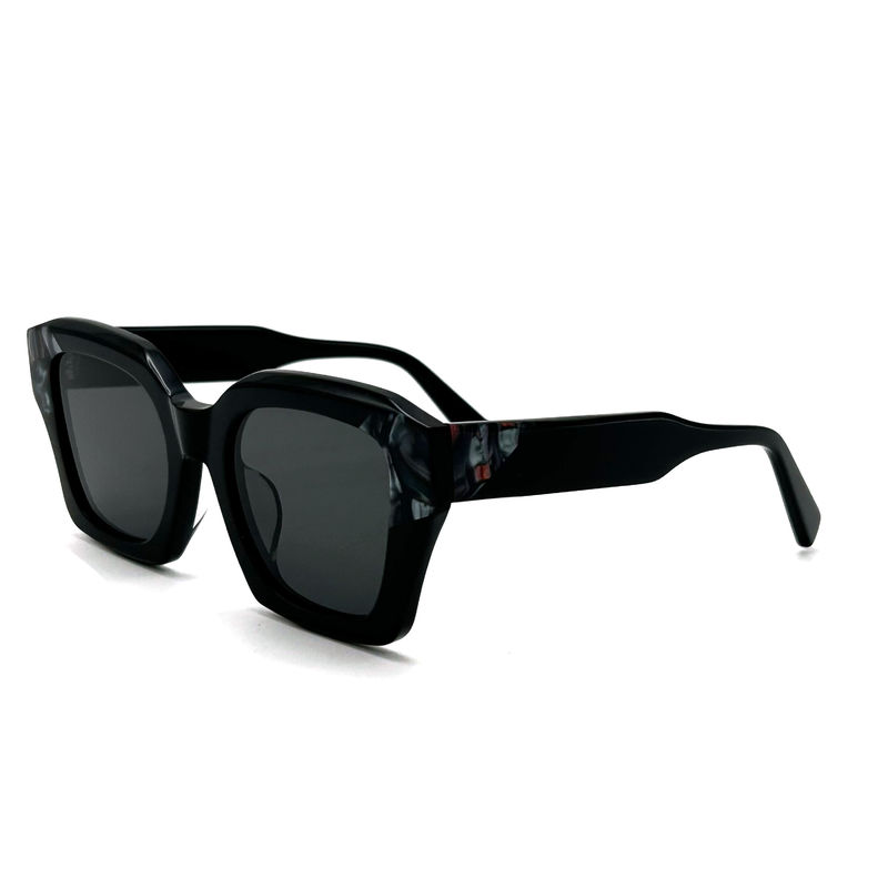 AS097 Sonnenbrille aus Acetatrahmen mit CR 39-Linsen Frauen Augenform UV-geschützte Sonnenbrille