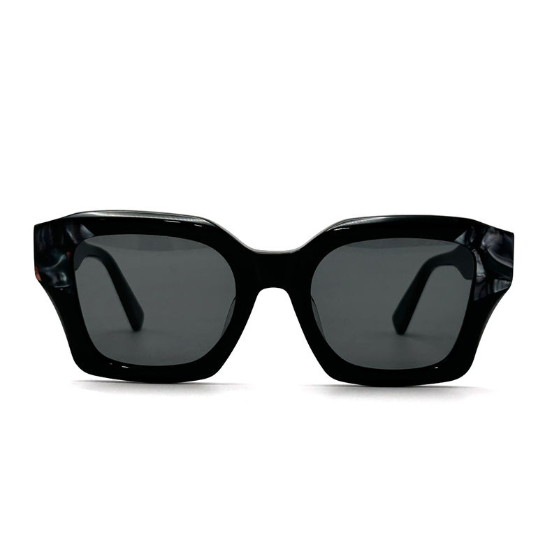 AS097 Sonnenbrille aus Acetatrahmen mit CR 39-Linsen Frauen Augenform UV-geschützte Sonnenbrille
